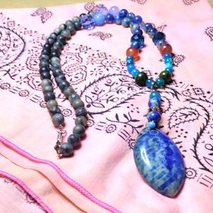 Hand made one of a kind necklace piece from my heart.